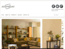 Tablet Screenshot of decopro.com.ph